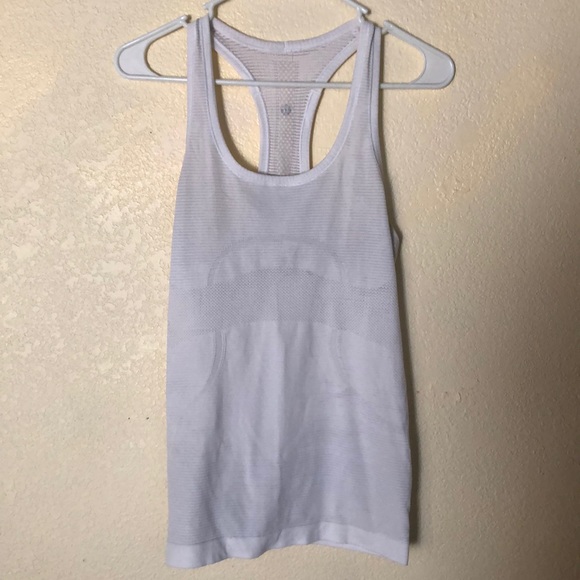 lululemon athletica Tops - Lululemon White Swiftly Tech